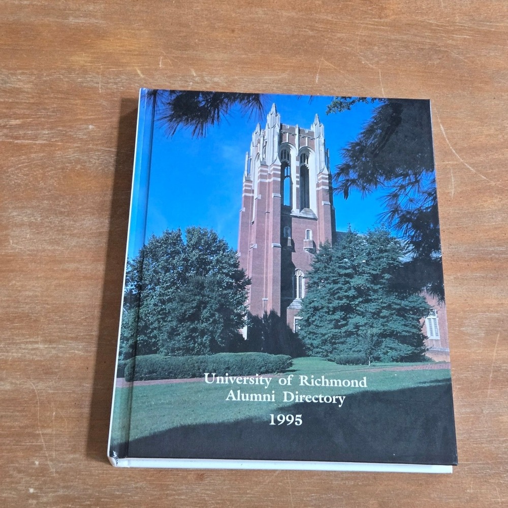 University of Richmond Alumni Directory 1995 Hardcover Book